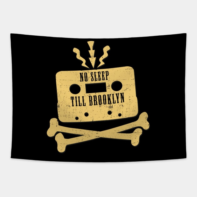 no sleep brooklyn Tapestry by Primitive Podcast