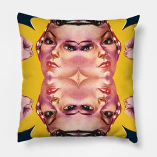 rosie the riveter vintage retro rockabilly Pillow