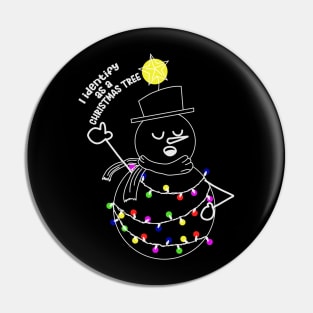 Snowman Christmas Tree Pin