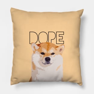 Dope Dog Shiba Inu Shibe Pillow