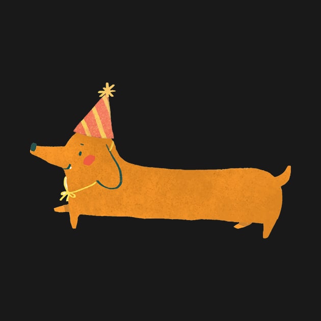 Party Animal - Dachshund Wiener Dog by My_Store