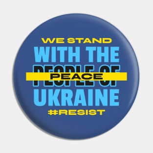 Ukraine Resist Pin