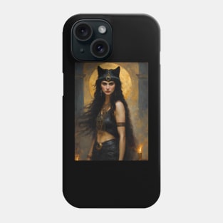 Bastet ~ Egyptian Cat Goddess Phone Case