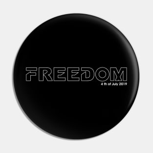 independence day, freedom Pin