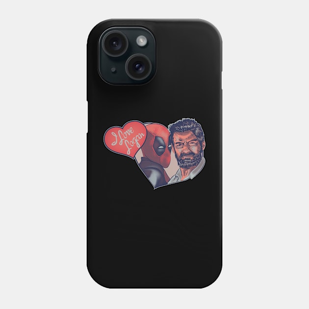 i love Logan Phone Case by sambukino