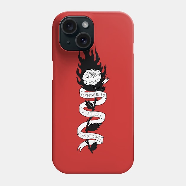 gender is a social construct Phone Case by remerasnerds