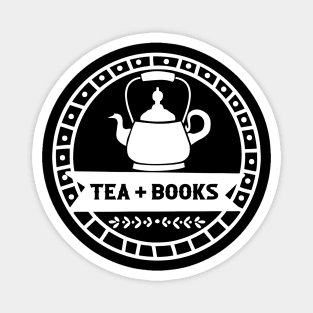 Tea + Books - Gift Idea for Readers and Tea Lovers Magnet