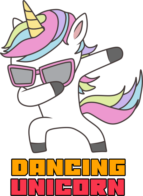 Dancing Unicorn | Cute Baby Kids T-Shirt by KidsKingdom