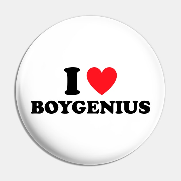 I Love Boygenius Pin by Futiletees