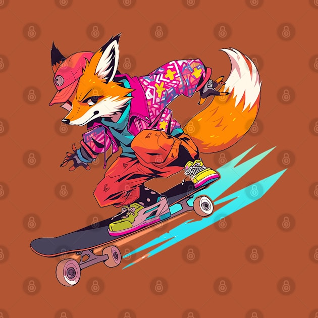 fox skater by skatermoment