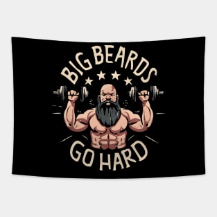 Big Beards Go Hard Tapestry