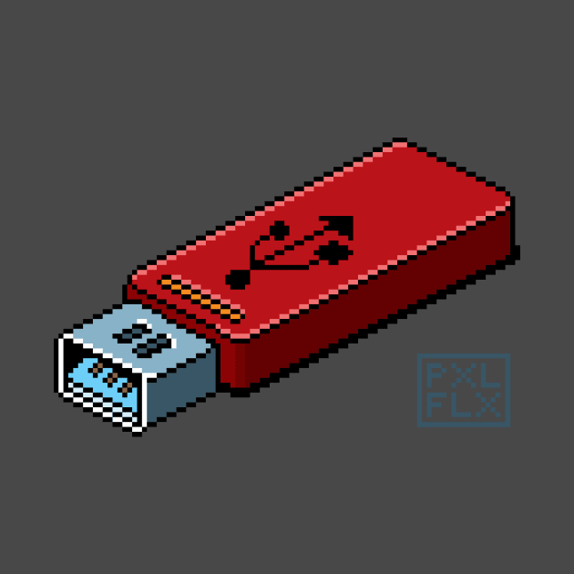 Isometric Pixel Art USB by PXLFLX