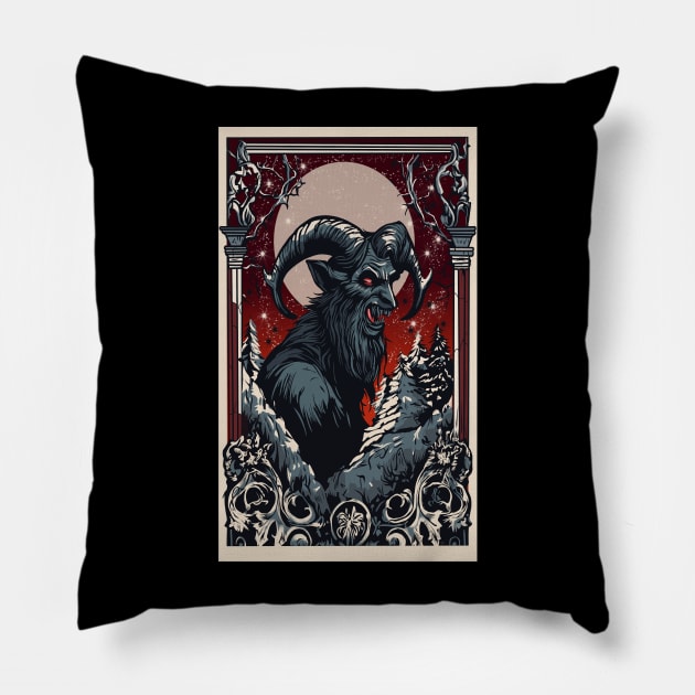 Krampus Pillow by Elijah101