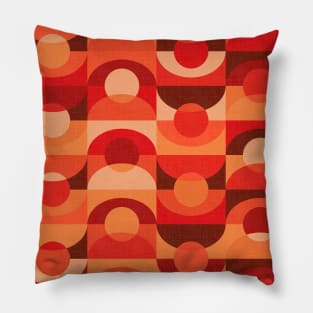 Sunset and Sunrise / Monochrome Geometry Pillow