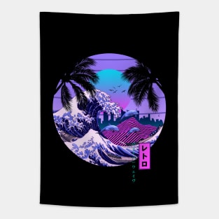 Sunset Wave Tapestry