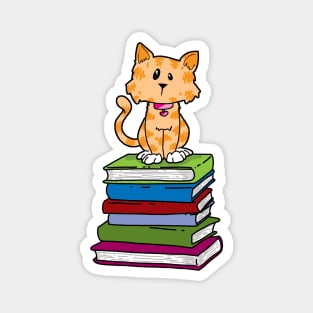 Cat in a Bookshop Magnet