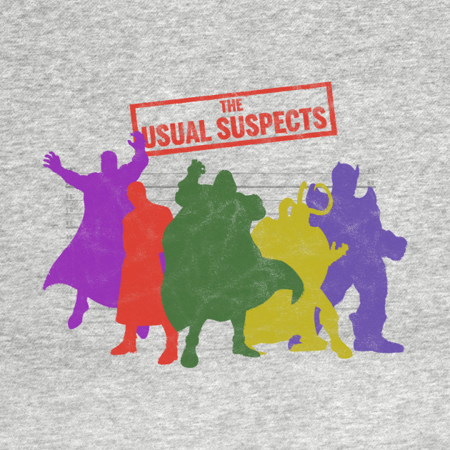 Disover THE USUAL SUPERVILLAINS - Marvel - T-Shirt