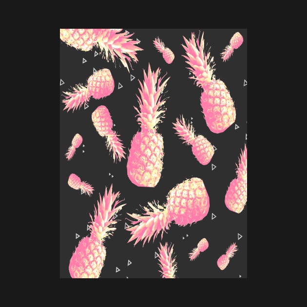 Pink Pineapple / Triangle Pattern by k-creatif