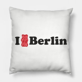 I Love Berlin and Gummy Bears Pillow