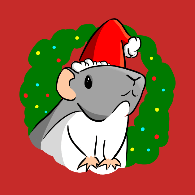 Camiseta Christmas Mouse by LaPika