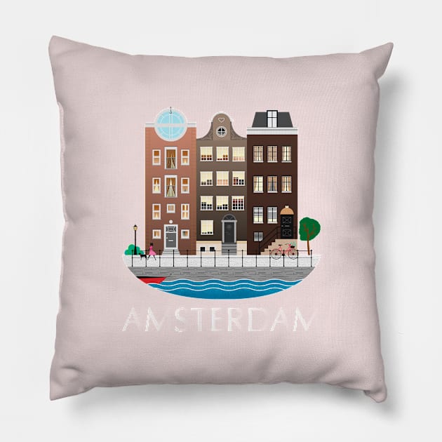 Amsterdam Pillow by Dennson Creative