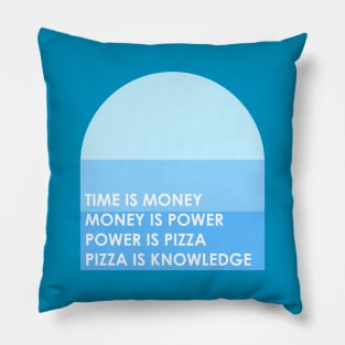 April Ludgate Parks and Rec Power is Pizza Quote Pillow