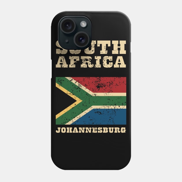 Flag of South Africa Phone Case by KewaleeTee