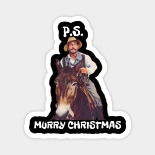 Vintage TV Westerns Murry Christmas Magnet
