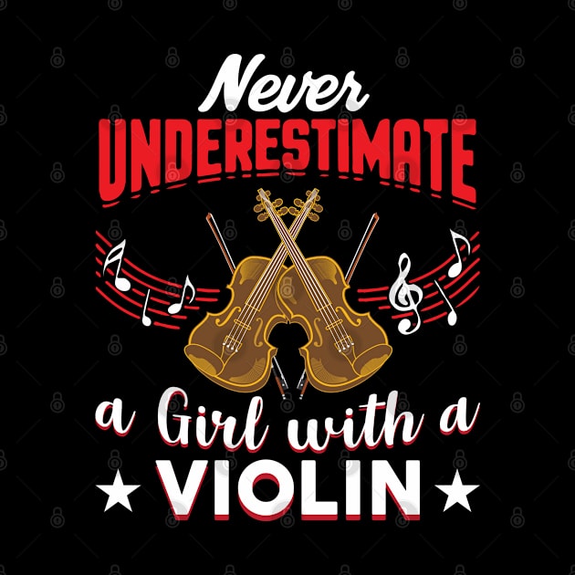 Never Underestimate a Girl with a Violin by CRE4TIX