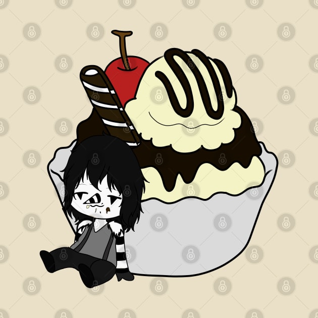 creepypasta food chibi (laughing jack) by LillyTheChibi