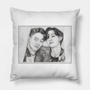 TaeKook Late Late Show Pillow