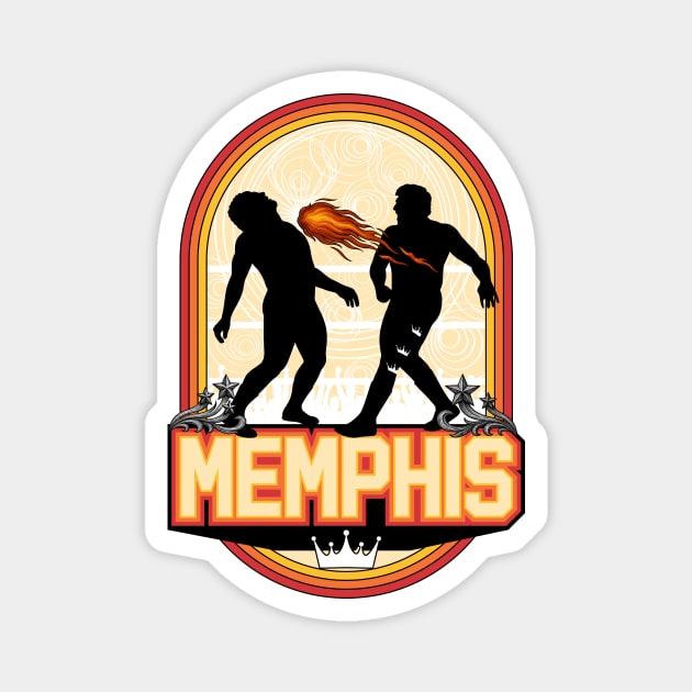 Memphis Fireball Magnet by rt-shirts