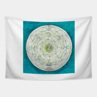 Krebs Horoskop Mandala Produkte Tapestry