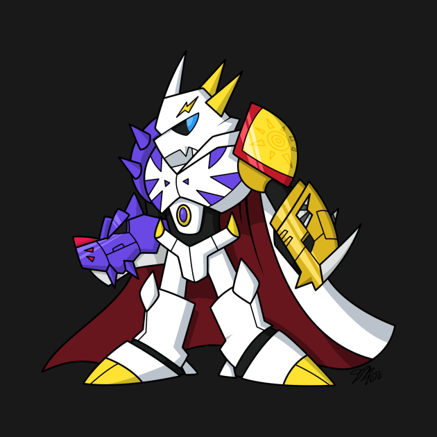 Mini Omnimon by soldominotees