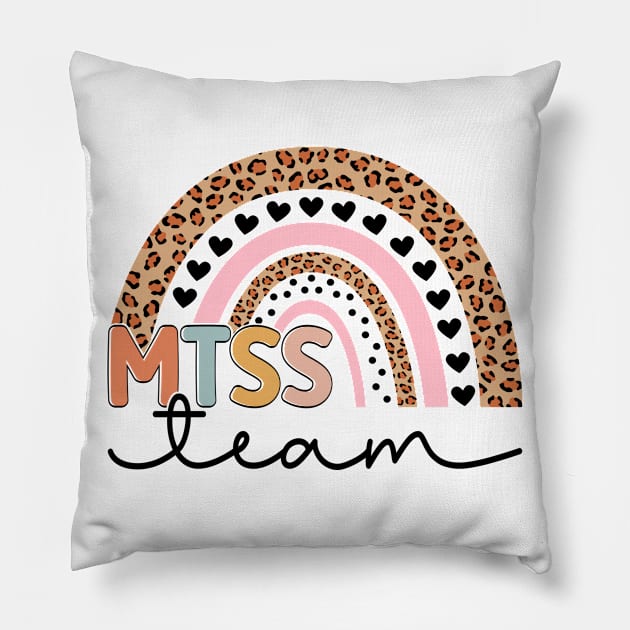 Cool MTSS Team MTSS Coach Academic Support Teacher Pillow by abdelmalik.m95@hotmail.com