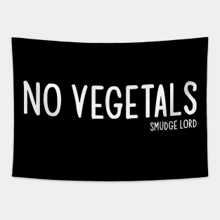 No Vegetals White Tapestry