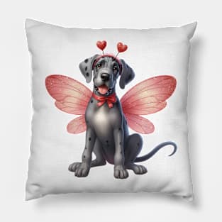 Valentine Fairy Great Dane Dog Pillow