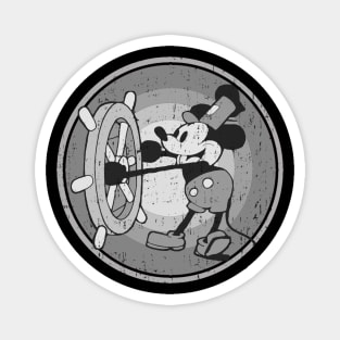 Steamboat Willie Vintage Retro Magnet