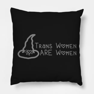 Trans Witches are Witches (cute edition) Pillow
