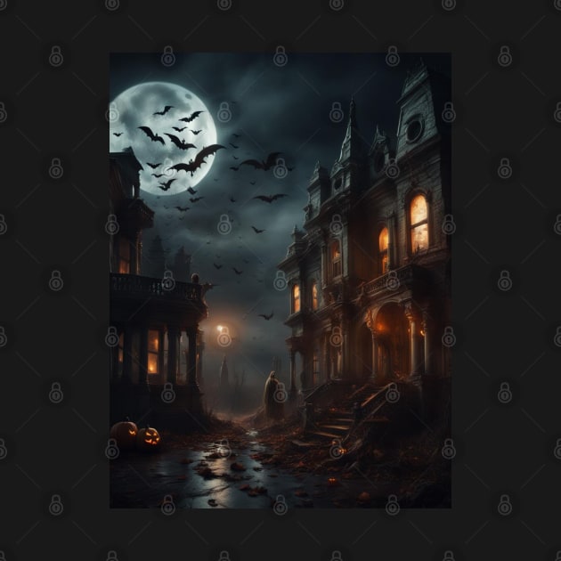 halloween night by tearbytea