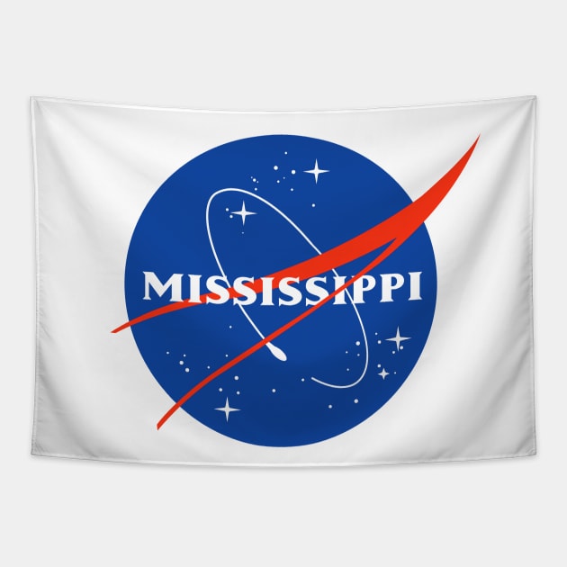 Mississippi Astronaut Tapestry by kani