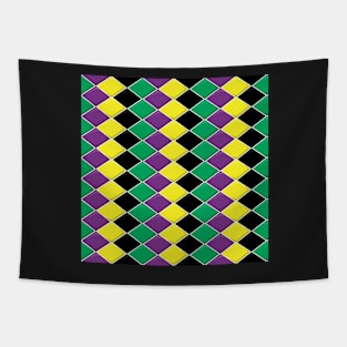 Mardi Gras Diamonds Tapestry