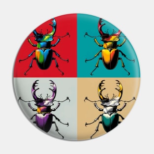 Stag Beetle - Cool Insect Pin