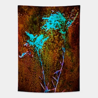 Rusty Cyanotype Tapestry