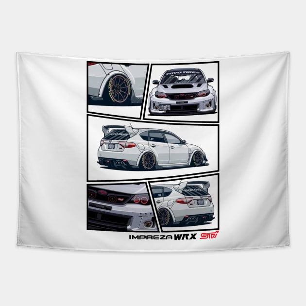 Impreza WRX STI, JDM Tapestry by T-JD