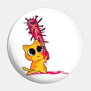 Cat with a spiked bat? Pin