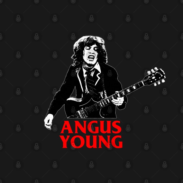 Angus Young - Engraving by Parody Merch