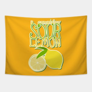 Complainy Sour Lemon Tapestry