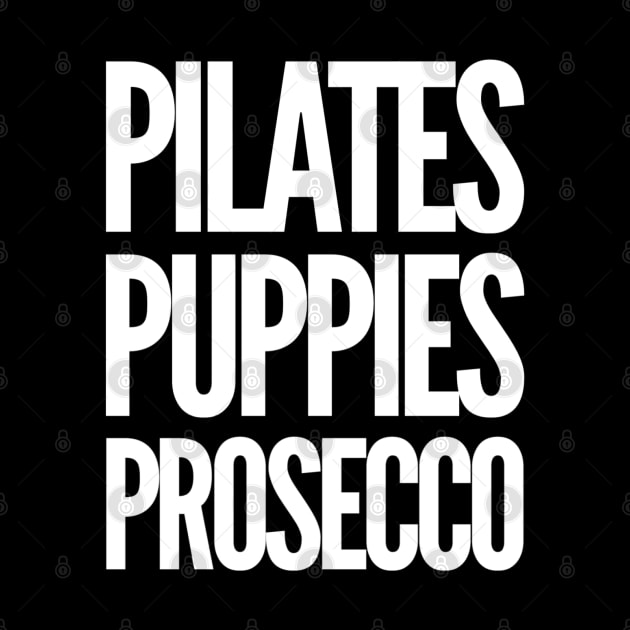 Pilates Puppies Prosecco by GrayDaiser