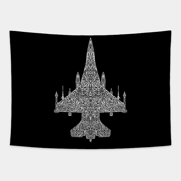 F-16 Fighting Falcon Tapestry by ngmx